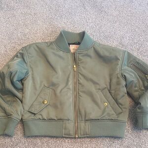 Crewcuts Kids Green Puffer Jacket
